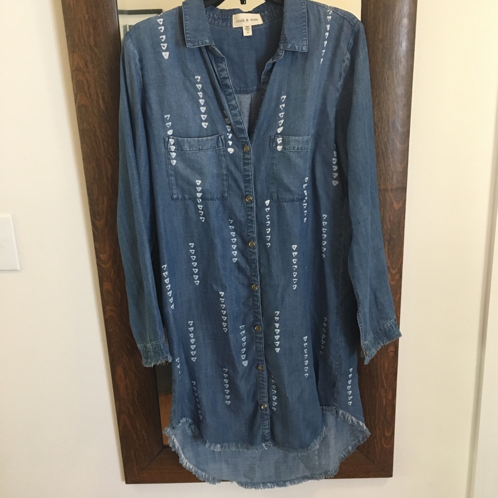 Cloth & Stone denim tunic.